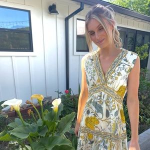 Designer bohemian sundress spring